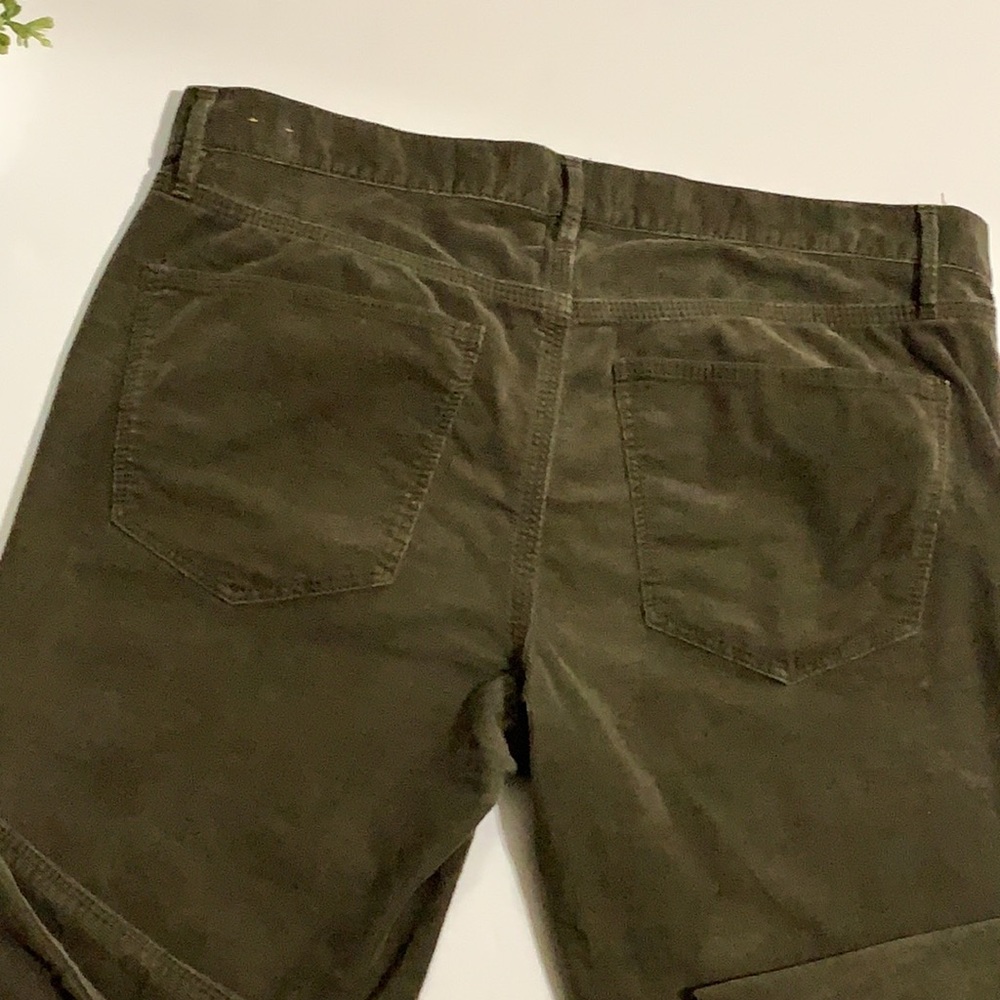 MADEWELL Olive Green Corduroy Skinny Pants Jeans Size 27 - Picture 7 of 10